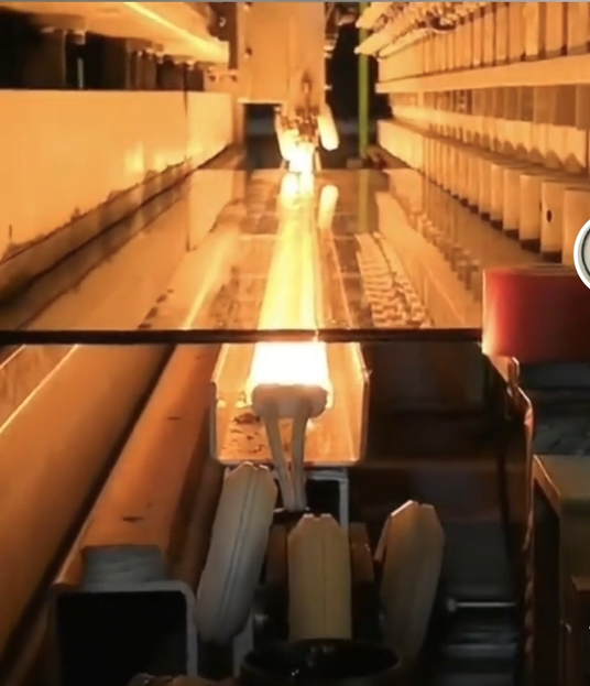 Spectacle glass annealing lamp