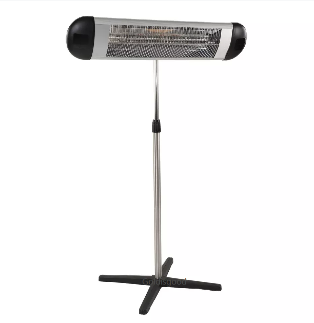 Infrared wall heater for bathroom